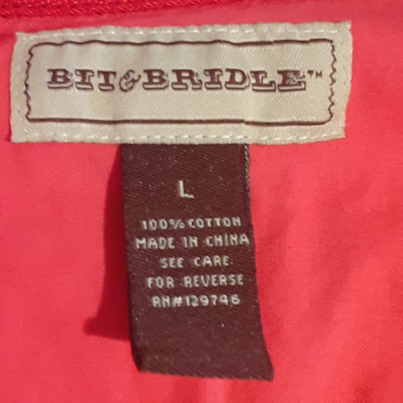 Bit and Bridle button up shirt - Picture 2 of 3